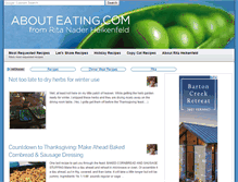 Tablet Screenshot of abouteating.com